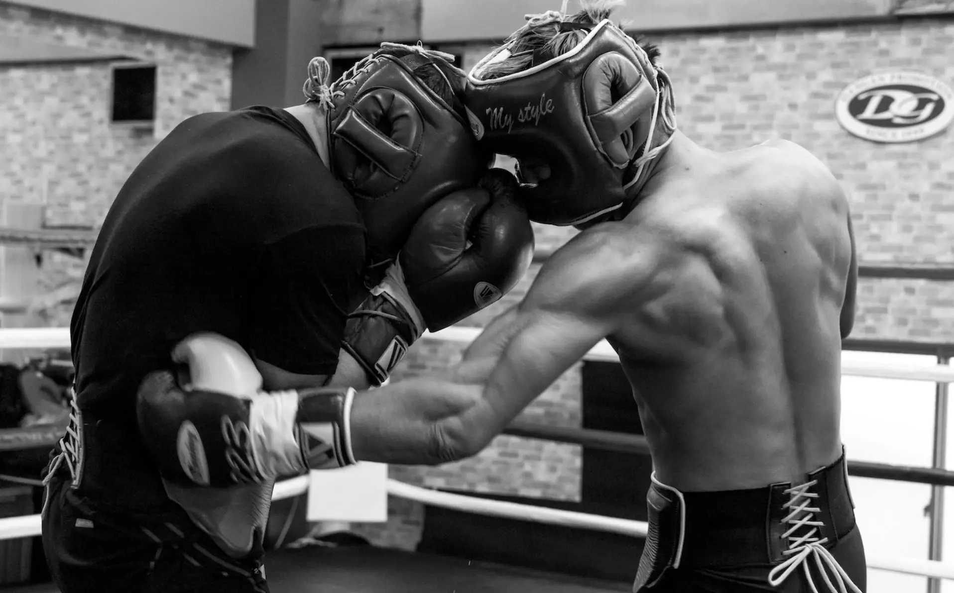 スパーリングの様子